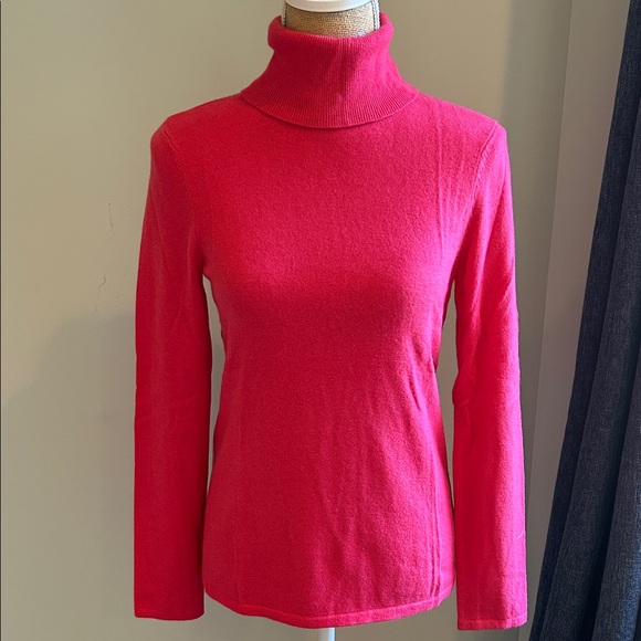 SAKS FIFTH AVENUE CASHMERE TURTLENECK SWEATER M - Picture 1 of 6